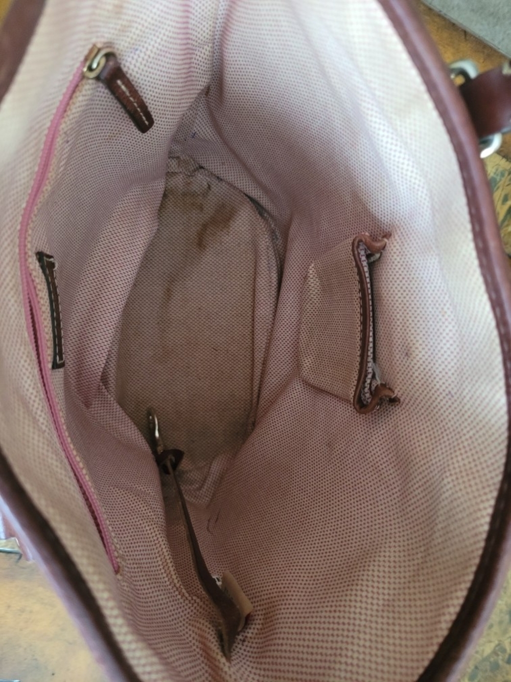 Dooney & Bourke Brown Signature Tote Bag - Picture 8 of 11